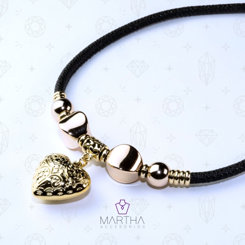 Collar de corazón
